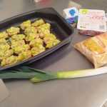 Toast poireaux et lardons
