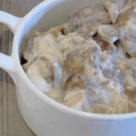 Sauté de porc à la crème et aux champignons