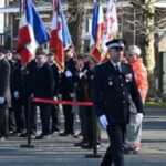La Croix-Rouge de Bruay-la-Buissière présente à la passation de commandement de la CRS 15 à Béthune